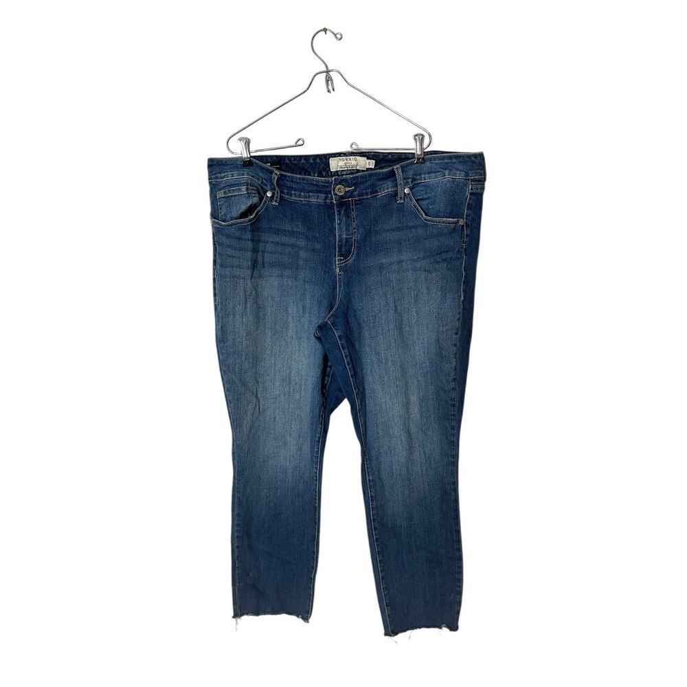 Torrid Skinny denim jeans womens size 20‎ raw hem